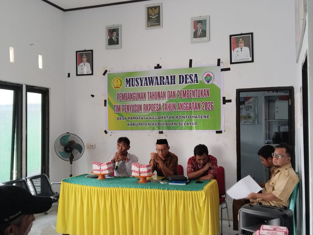 Musyawarah Desa Pembangunan Tahunan dan Pembentukan Tim Penyusun RKPDESA TA. 2026