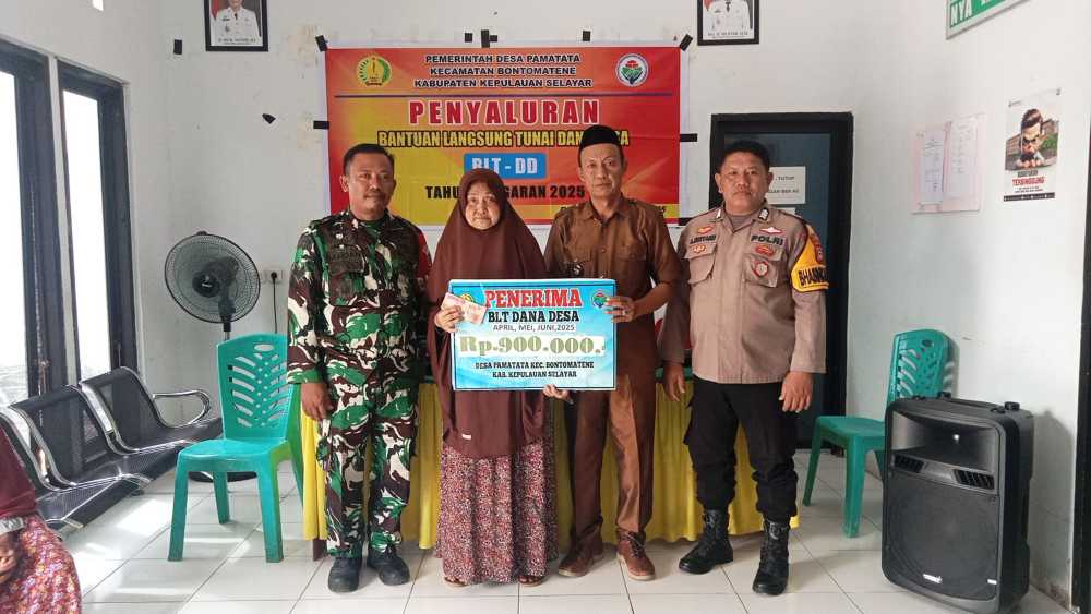 PENYALURAN BLT TRIWULAN II DESA PAMATATA