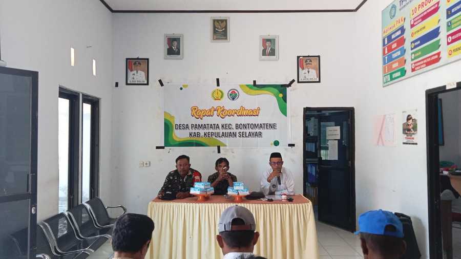 Rapat Koordinasi Peningkatan Pelayanan Air Bersih Dusun Pengga Desa Pamatata